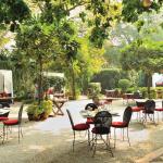 Take your escort to a restaurant with a terrace